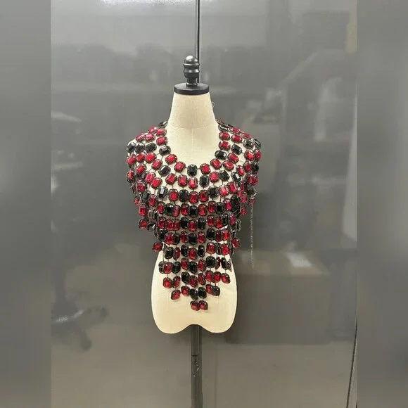 Ruby Rhinestone Blouse - Picture 5 of 5
